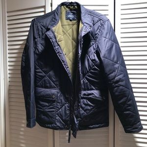 Men’s J.Crew Factory navy quilted jacket